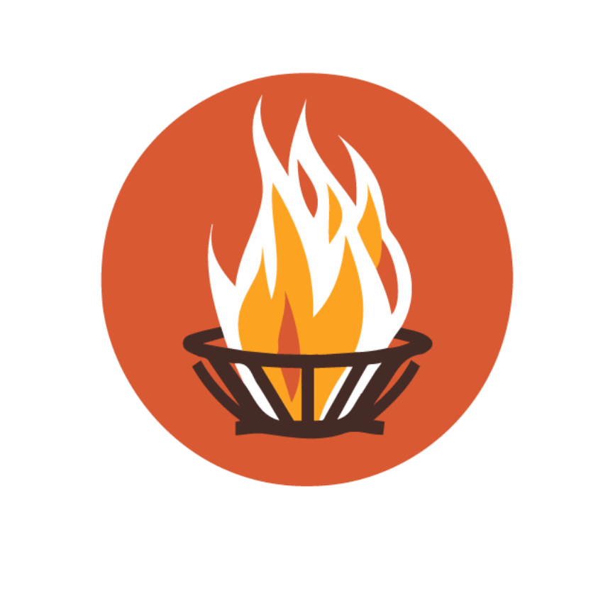 around the fire logo